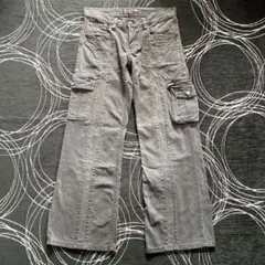 Y2K gimmick military cargo pants