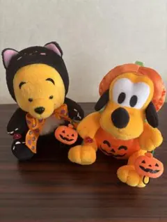 ハロウィンコスチューム⭐︎プーさんとグーフィー ぬいぐるみ