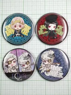 ヴィジュアルプリズン 当たり付き缶バッジ　4種
