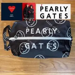 PEARLY GATES ニコちゃん柄BLACK送料無料/新品