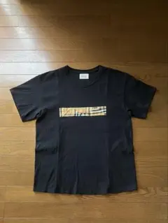 yoused リメイクTシャツ ブラック バーバリー ノバチェック