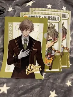 Oliver Evans クリアファイル 3枚セット　ココス