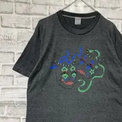 USA製90sヴィンテージTシャツ！シングルステッチ　グレー半袖古着　L723