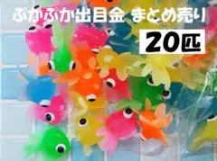 ♥２０匹♥ぷかぷか出目金　水に浮く　水遊び　縁日　プール　お風呂　郵送