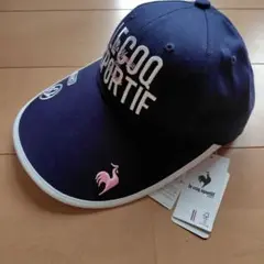 おまけ付き！【新品未使用】le coq sportif ネイビーゴルフキャップ