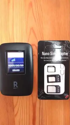 中古Rakuten WiFi Pocket+新品Sim Adapter