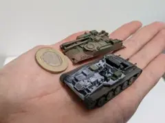 陸上自衛隊 60式自走無反動砲(アオシマ1/72)プラモデル完成品 戦車 自衛隊