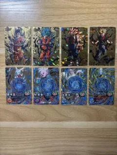 スーパードラゴンボールヒーローズカード8枚セット