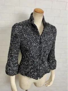 HIROKO BIS ヒロコビス ツイードジャケット テーラードコート ブルゾン