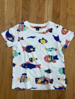 marimekko 魚柄 Tシャツ 98/3Y