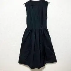 【アンビデックス】⭐️ (F) ノースリーブラップワンピース コットン ゆったり