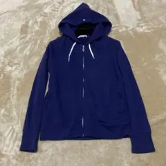 minaperhonen ジップパーカー ブルー ネイビー サイズ40