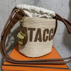 新品未使用 ♡ STACCATO かごバッグ チャーム付き