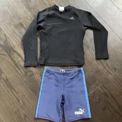 adidas ラッシュガード & Puma 水着ショーツ セット