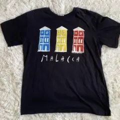 【ORANgUTAN】MALACCA カラフルハウス Tシャツ　Mサイズ