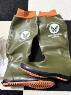 ALPHA INDUSTRIES 長靴 Mサイズ ARMY色
