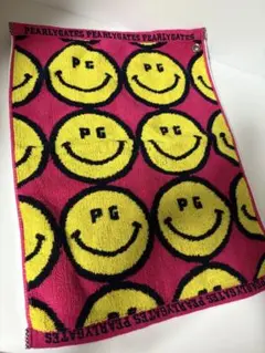 PEARLY GATES パーリゲイツ　ゴルフタオル ニコちゃん　ピンク 美品