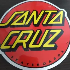 (縦19cm横20cm)santacruz サンタクルーズ ステッカー 年代物