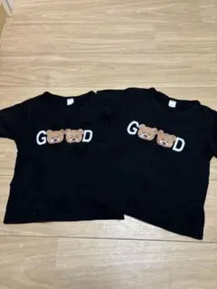 SHEIN　くま　GOOD Tシャツ 2枚セット