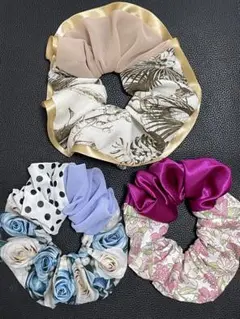 限定お買い得　ハンドメイドシュシュセット