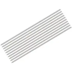 ステンレス鋼バーベキュー串 シルバートーン 320mm 10本セット