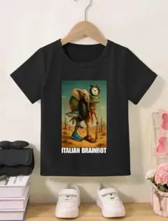 トゥントゥンサフール　140　半袖　Ｔシャツ　ブラック