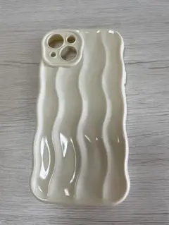 ⭐️新品、未使用⭐️ケータイケース　白　凸凹