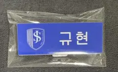 SUPERJUNIOR キュヒョン ネームバッジ smtown popup