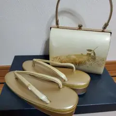 着物用品 バック 草履セット 中古品 匿名配送 宅急便