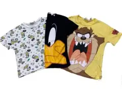 ⓱ ルーニートゥーン Tシャツ 3枚セット 男の子 100