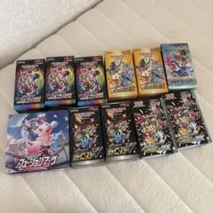 空箱　シャイニートレジャーex等 合計11箱　ペリペリ付き