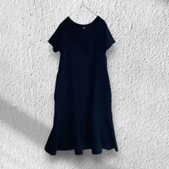 UNIQLO マーセライズコンビネーションワンピース（半袖） フレア Ｍサイズ