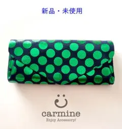 【新品・未使用】carmine カーマイン メタリックドット ロングウォレット