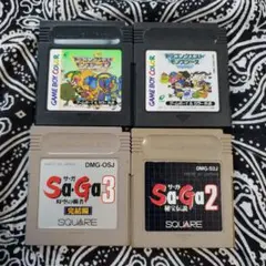 ゲームボーイソフト　４本セットソフトのみのです。(状態確認は必須です‼️)