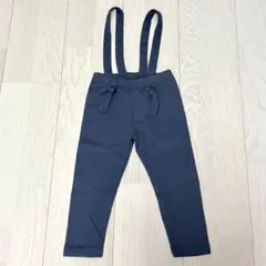 【90サイズ】サスペンダー付きスパッツ 10分丈 90cm グレー　西松屋