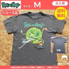 【 Rick and Morty 】（M）リユース品：Tシャツ グレー