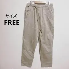 【ティーケーミクスパイス】チノパン　カジュアル　 ラフ　バックル　FREE
