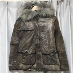 GIORGIO BRATO フォックスファー レザーコート