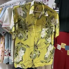 メンズ　カネコ　イサオ　レーヨン　力士　半袖　シャツ メンズ カネコ イサオ レーヨン ハワイ 半袖 シャツ - メルカリ