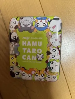 明治製菓チョコレート缶　とっとこハム太郎