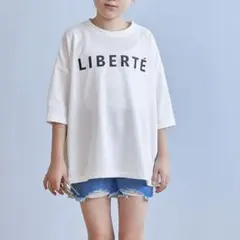 新品　シンプル　ロゴTシャツ　ビックシルエット　男女兼用　ユニセックス　白T