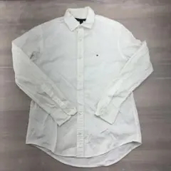 $ TOMMY HILFIGER ホワイトボタンダウンシャツ Lサイズ