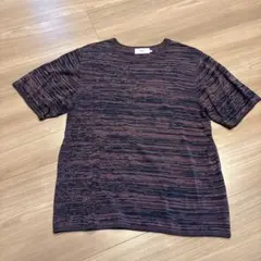 AZUL by MOUSSY ストライプ柄 半袖ニット
