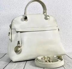 FURLA パイパー オフホワイト