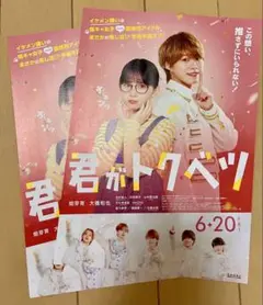 映画　君がトクベツ フライヤー２枚