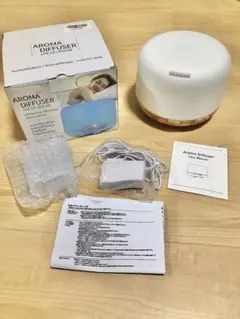 超音波うるおいアロマディフューザー 加湿器 7色LEDライト DeliToo
