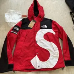 美品 supreme ノースフェイス S ロゴ 20aw レッド Sサイズ
