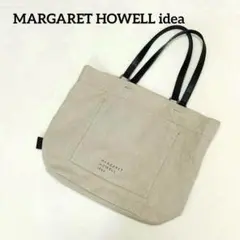 【美品】マーガレットハウエルアイデア　トートバック　ベージュ　レザー　肩掛　4A