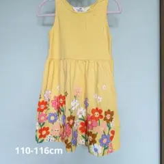 H&M 花いっぱいワンピース　110cm
