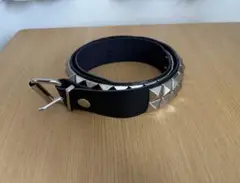 2連スタッズベルト　MADE IN UK